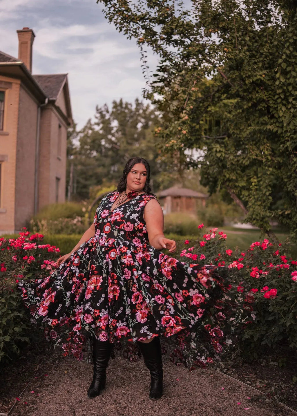 Vestido Ebony Rose