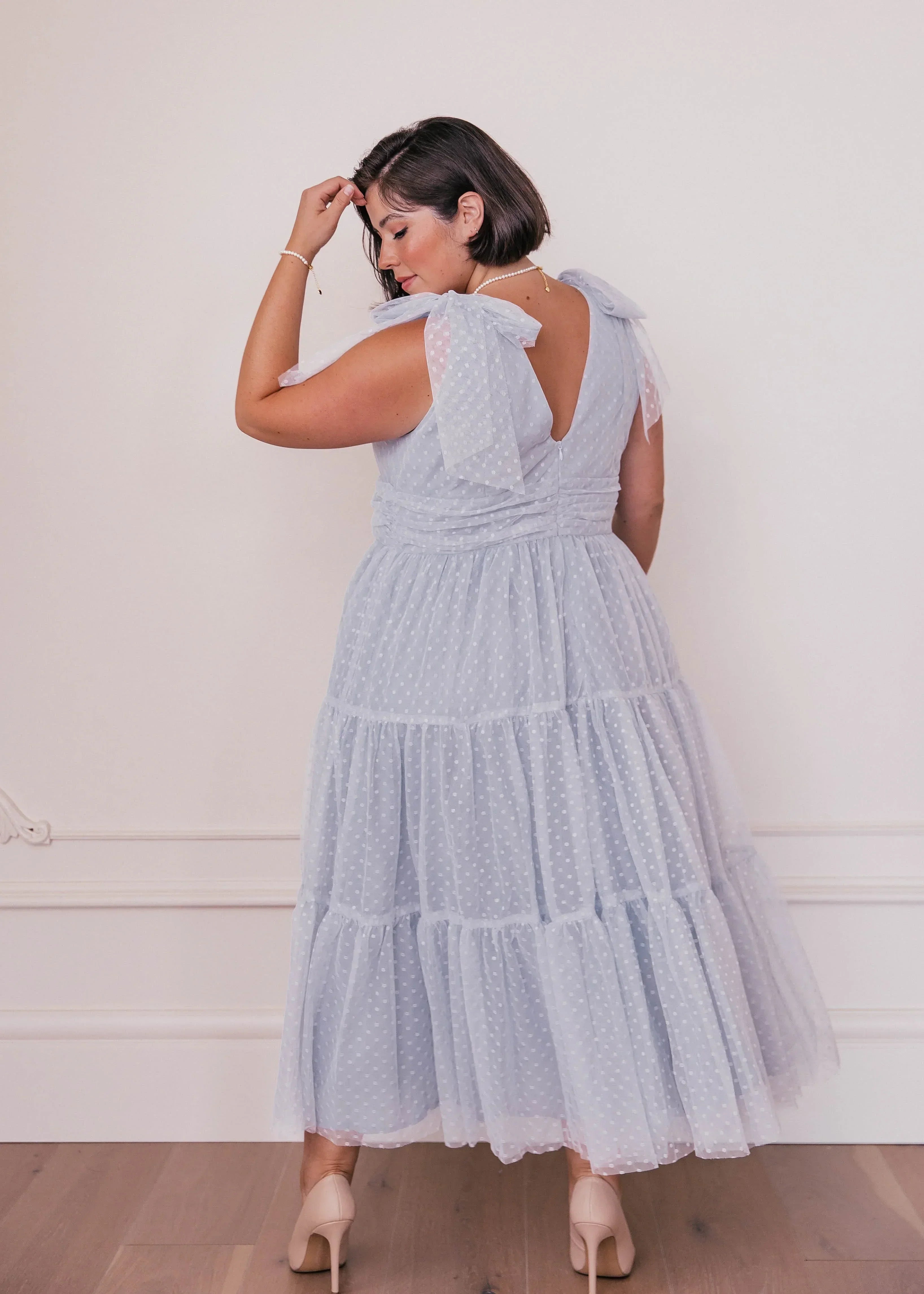 Vestido Jeanne Azul Polvoriento
