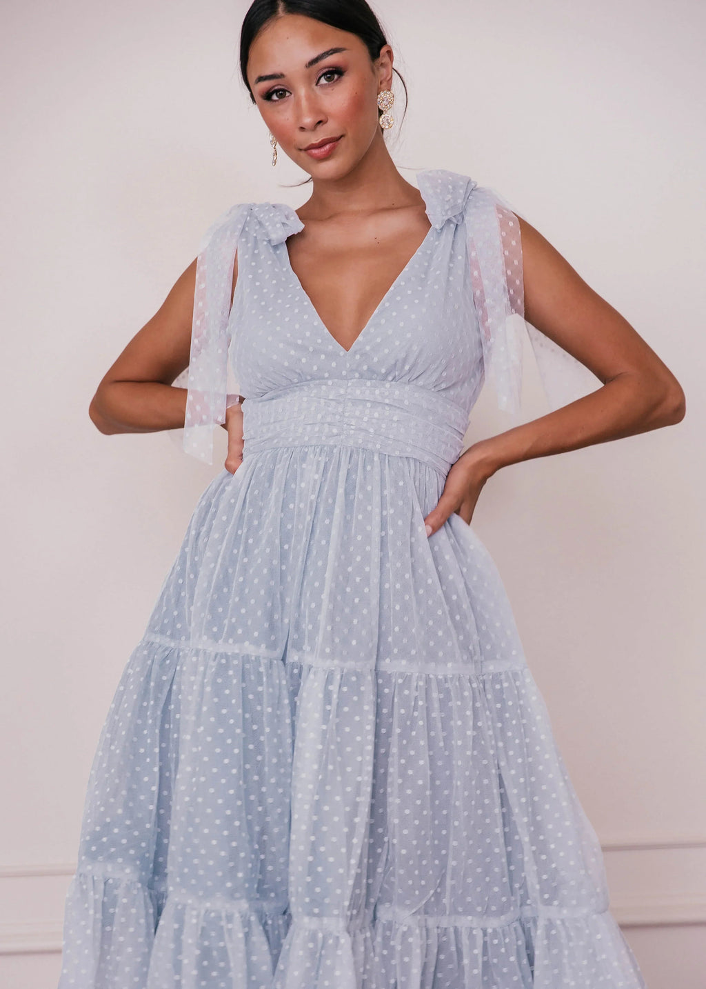 Vestido Jeanne Azul Polvoriento