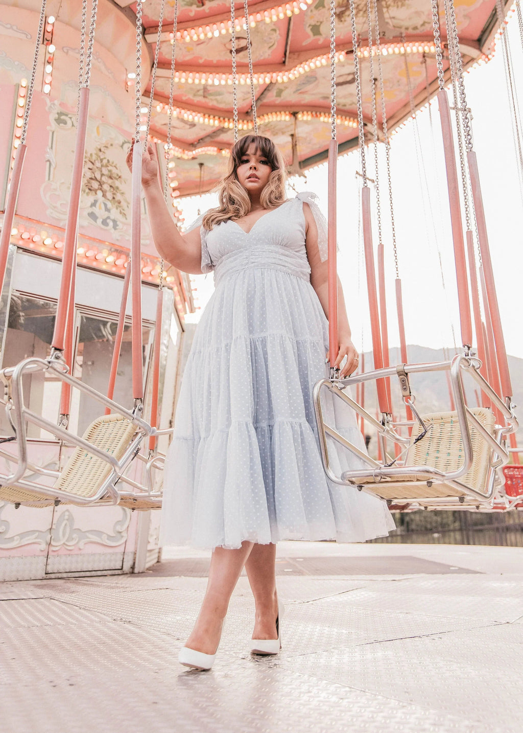 Vestido Jeanne Azul Polvoriento