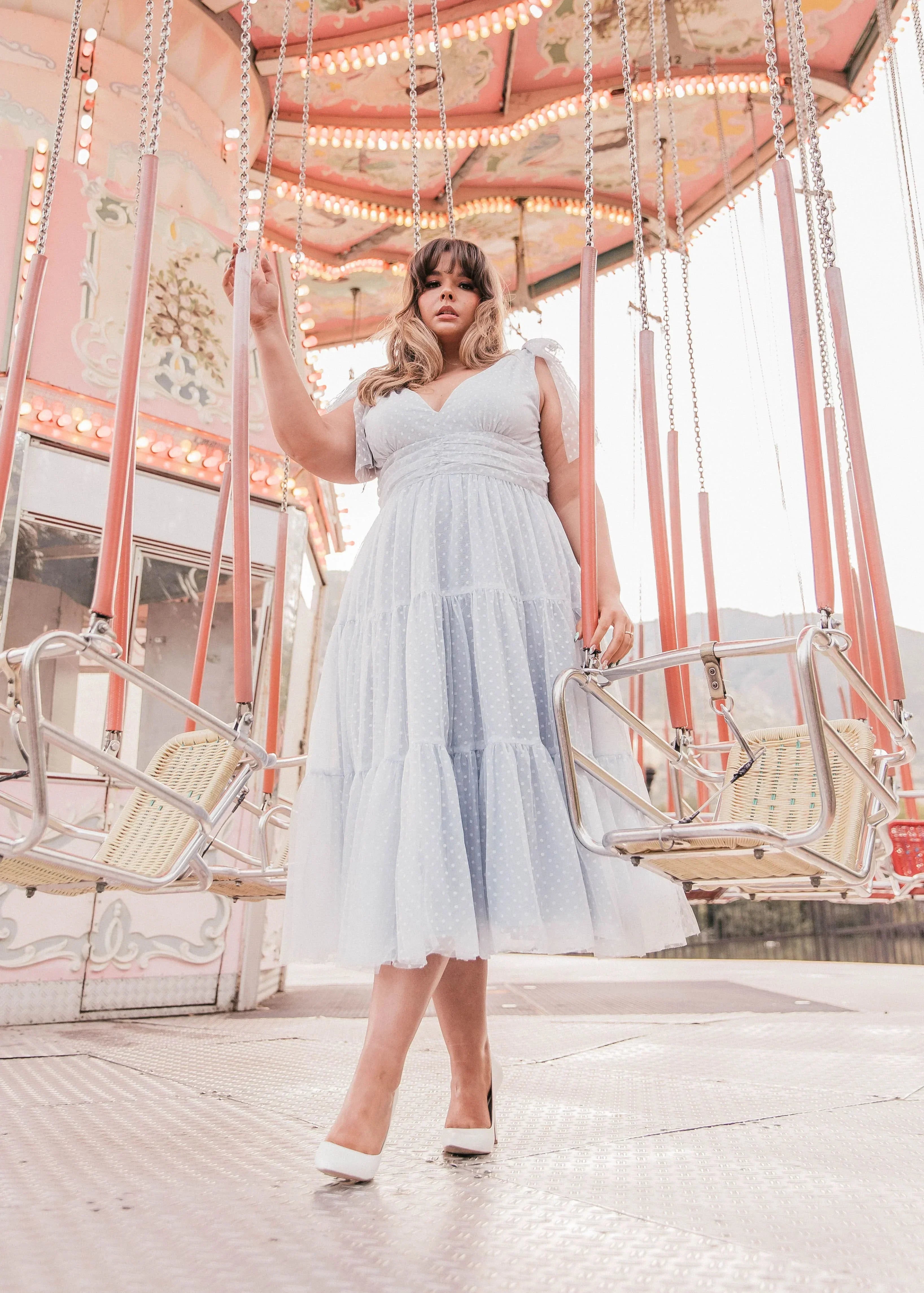 Vestido Jeanne Azul Polvoriento