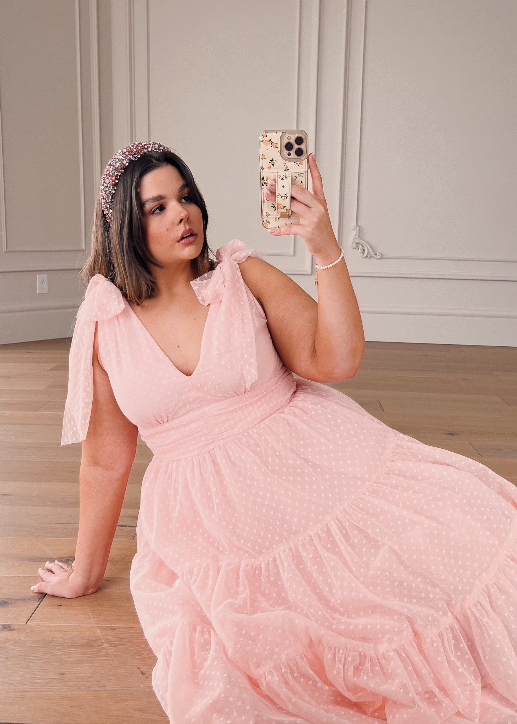 Vestido Jeanne Rosa