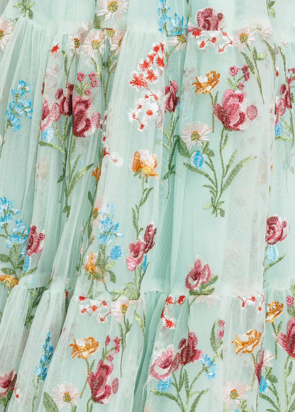 Vestido midi floral Margaret verde