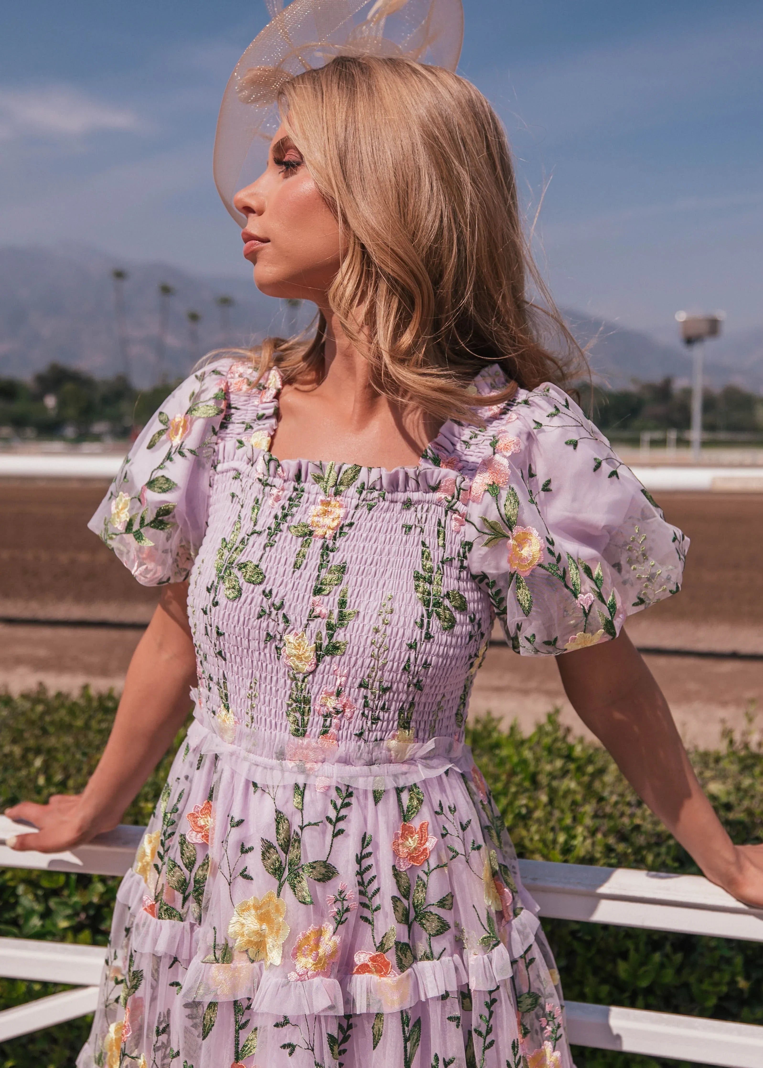 Vestido Rosa Midi - Lavanda