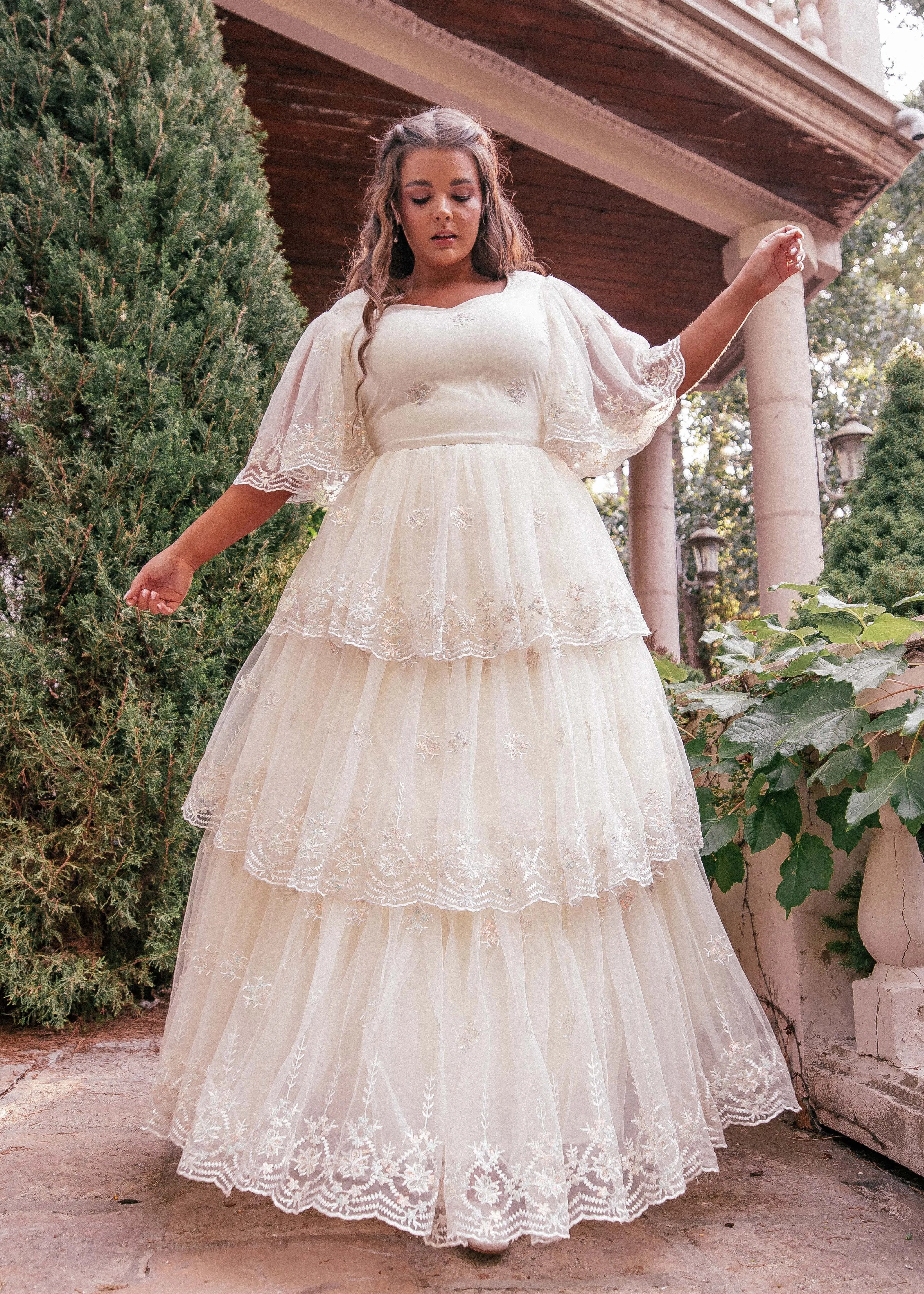 Vestido de copo de nieve