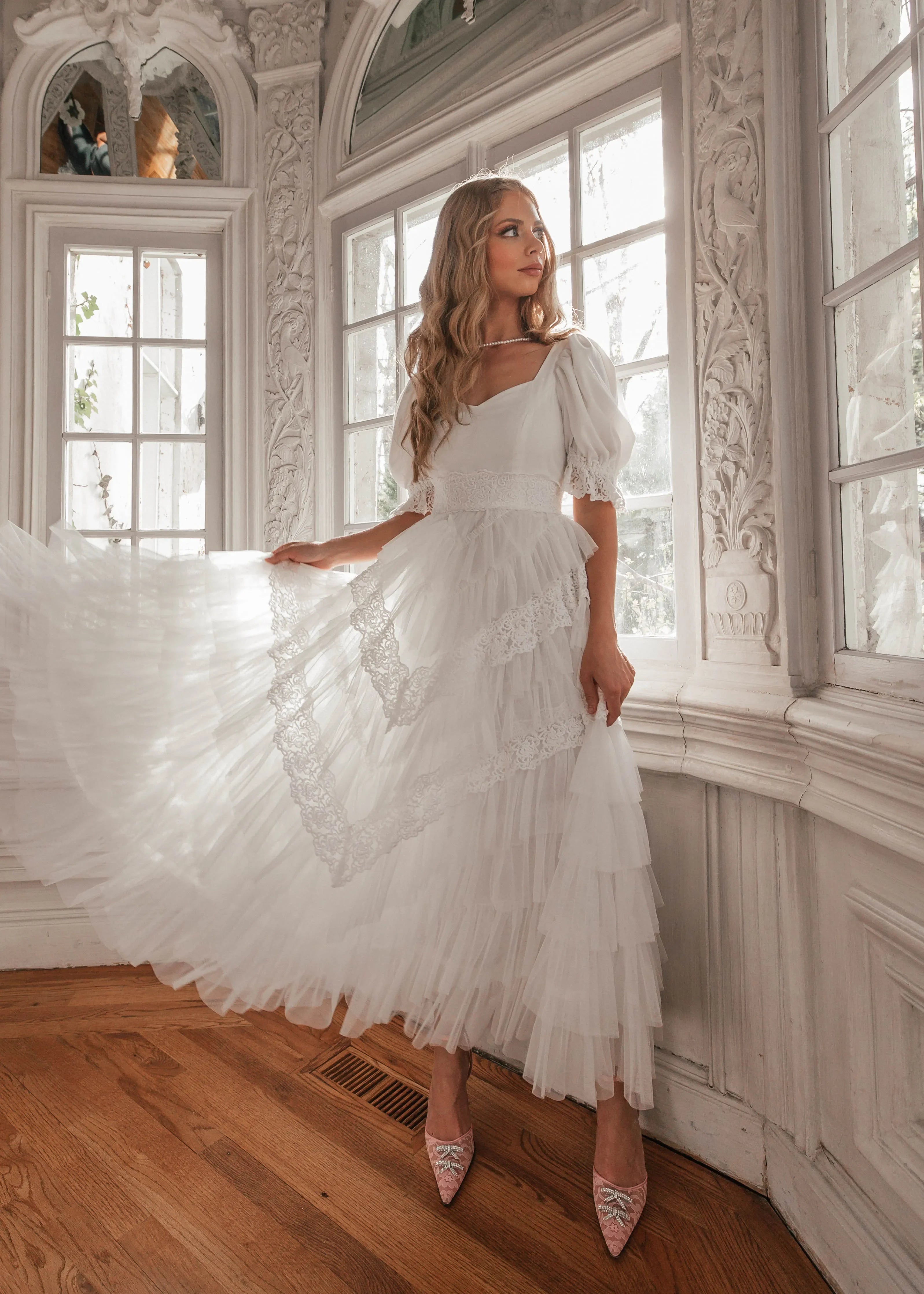 Vestido Pulgarcita Blanco