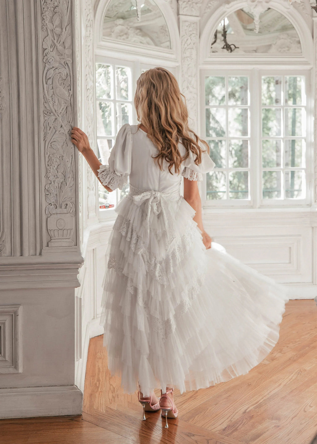 Vestido Pulgarcita Blanco
