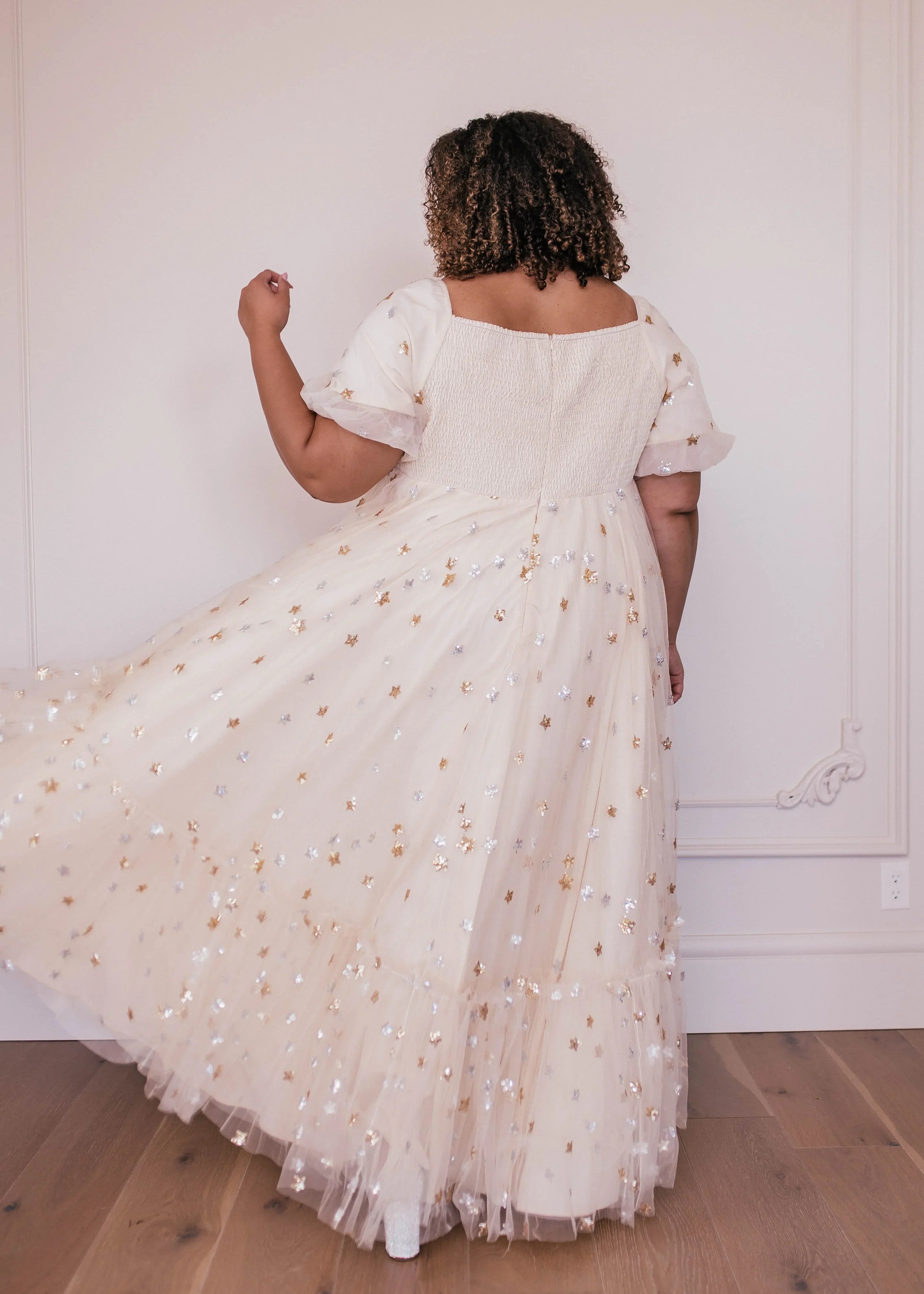 Vestido Wendy Estrella Crema