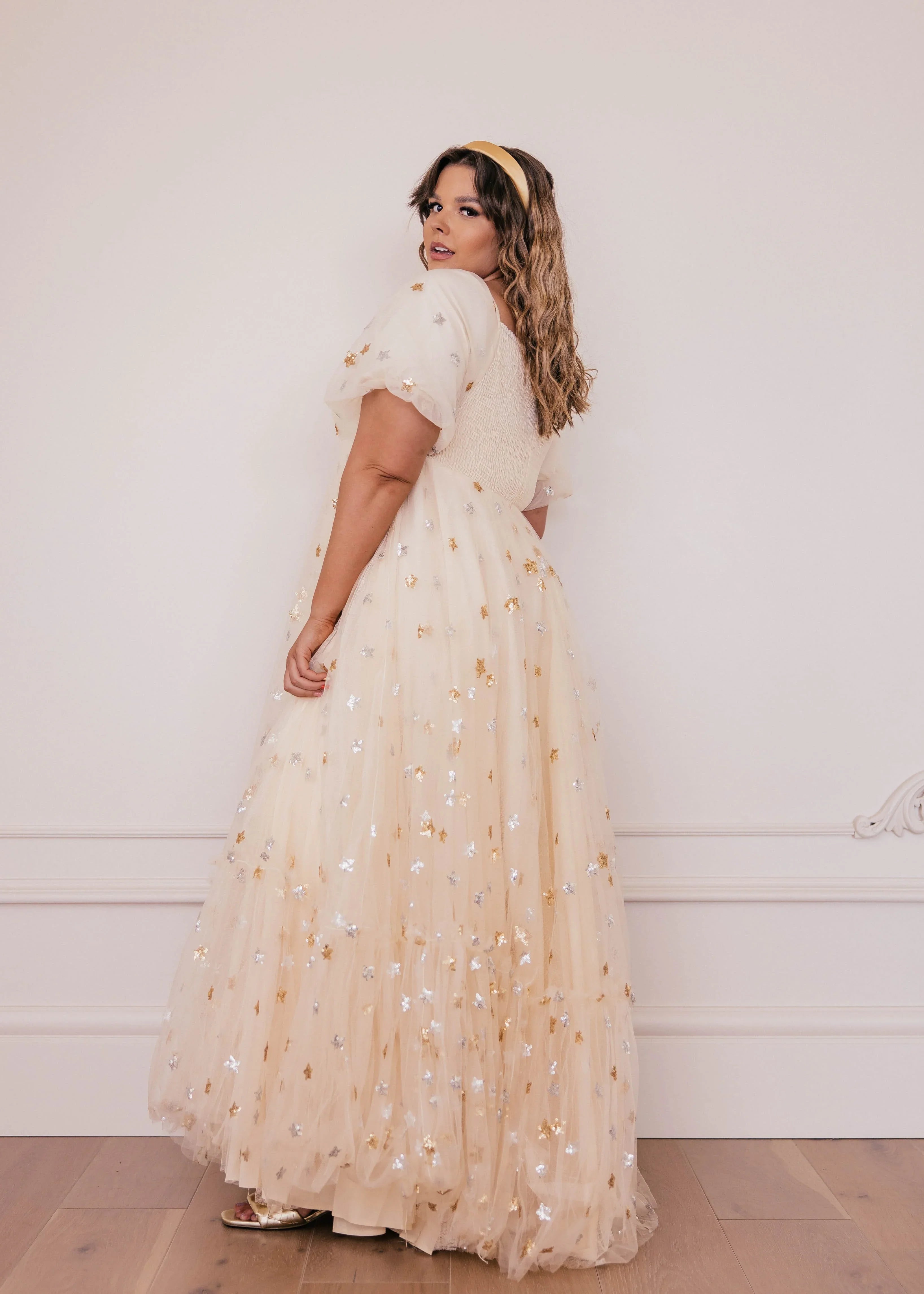 Vestido Wendy Estrella Crema
