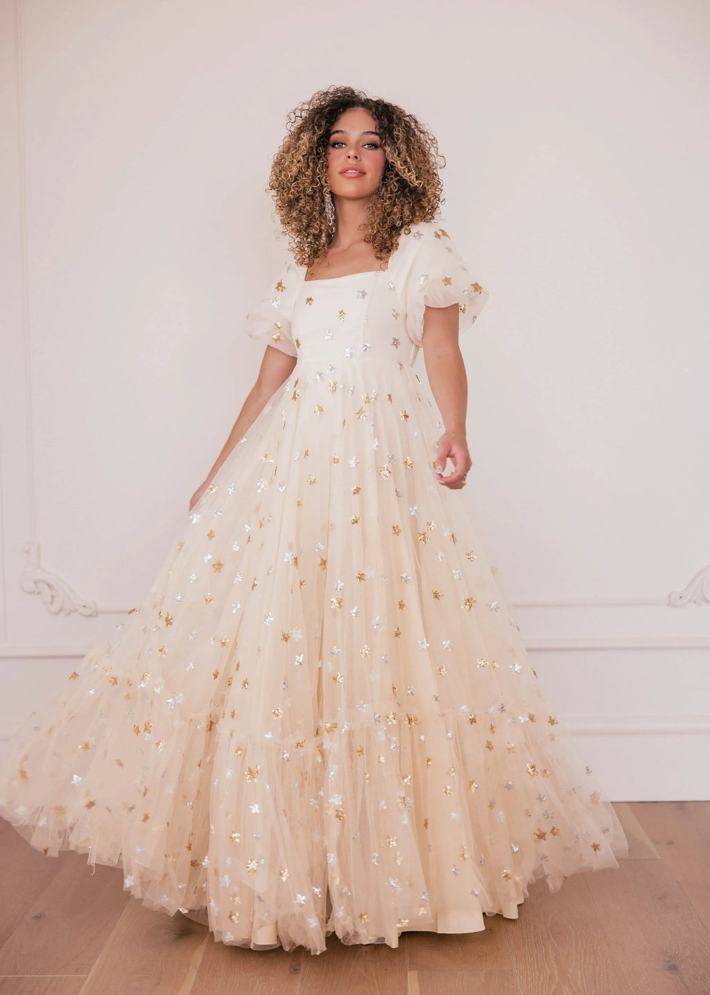 Vestido Wendy Estrella Crema