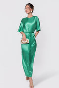 Juniper Dress (Green Solid)
