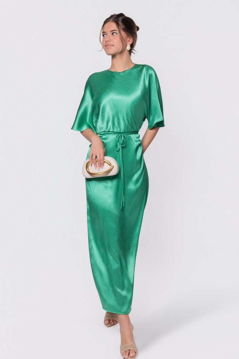 Juniper Dress (Green Solid)