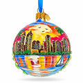 San Diego, USA Skyline Glass Ball Christmas Ornament