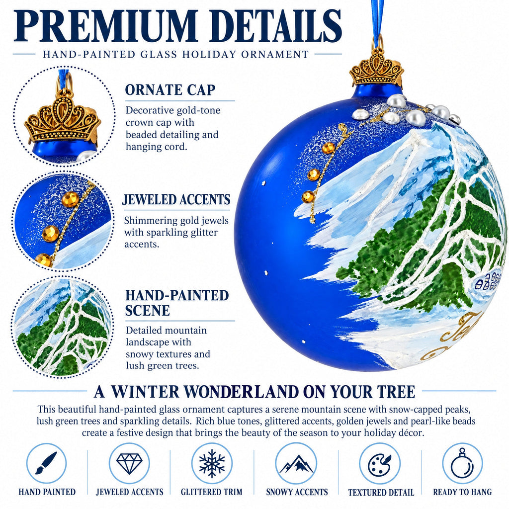 Telluride, Colorado Glass Ball Christmas Ornament