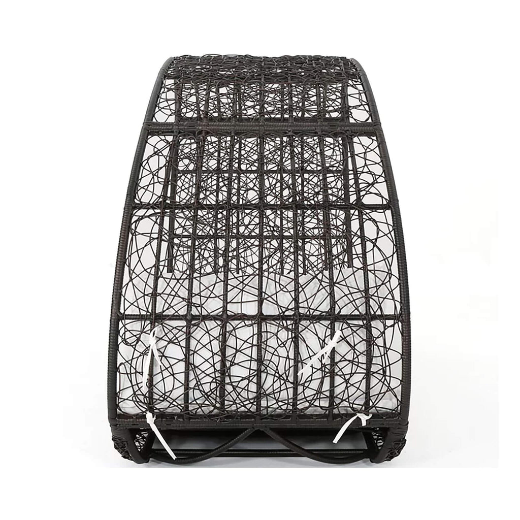 Tumbona de exterior Alora Large Abigal para 2 personas con estructura de aluminio y cojines (SAK23942)