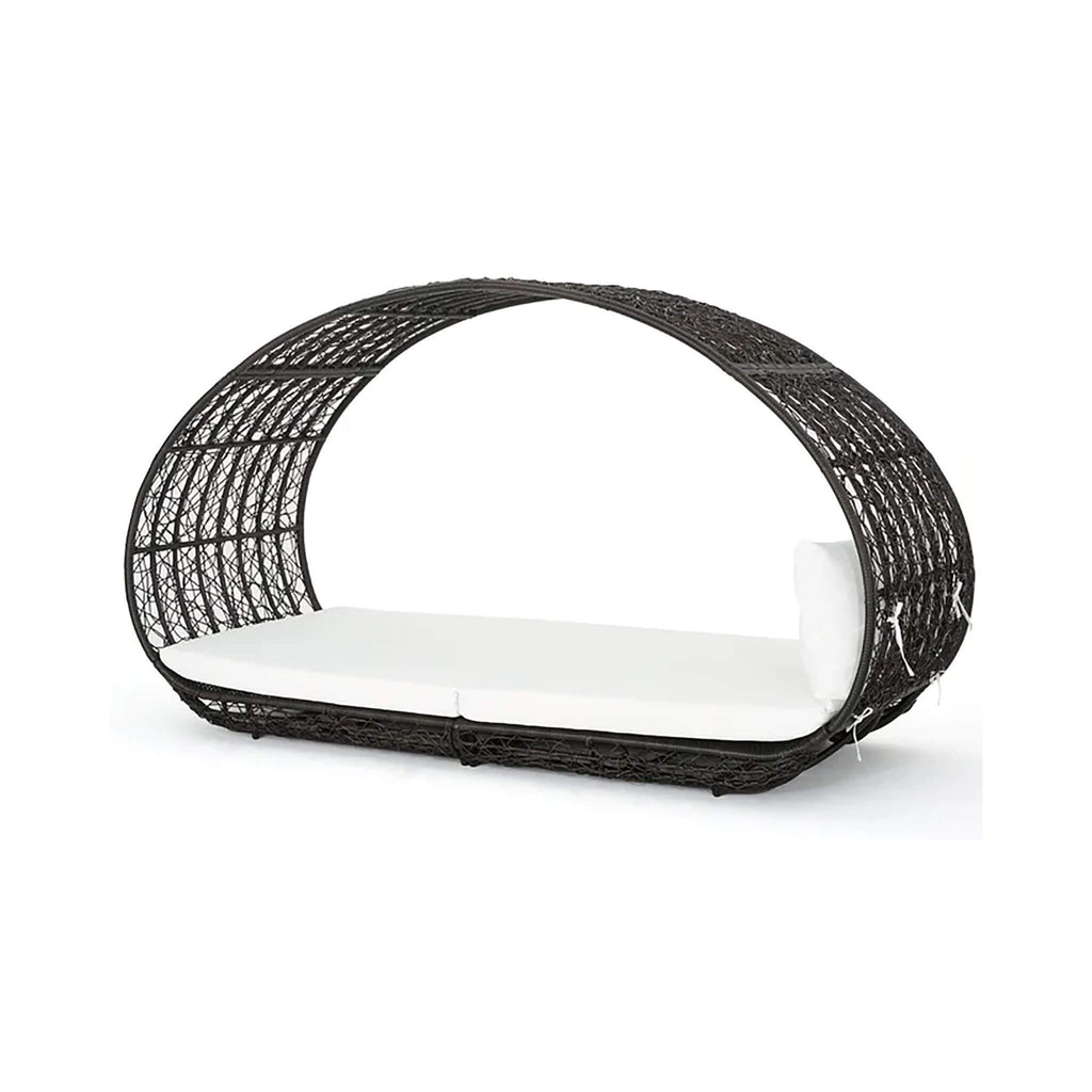 Tumbona de exterior Alora Large Abigal para 2 personas con estructura de aluminio y cojines (SAK23942)