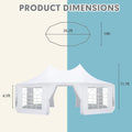 Carpa de Fiesta Grande de Servicio Pesado Personalizable con Laterales y Ventanas (SAK72615)