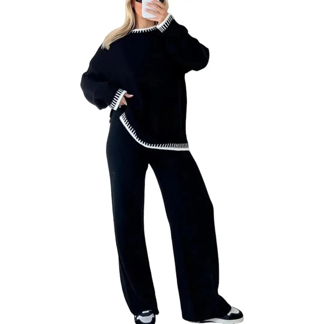 LÁVINE™ Women Two Piece Suit – Elegant Warm Tailored Set