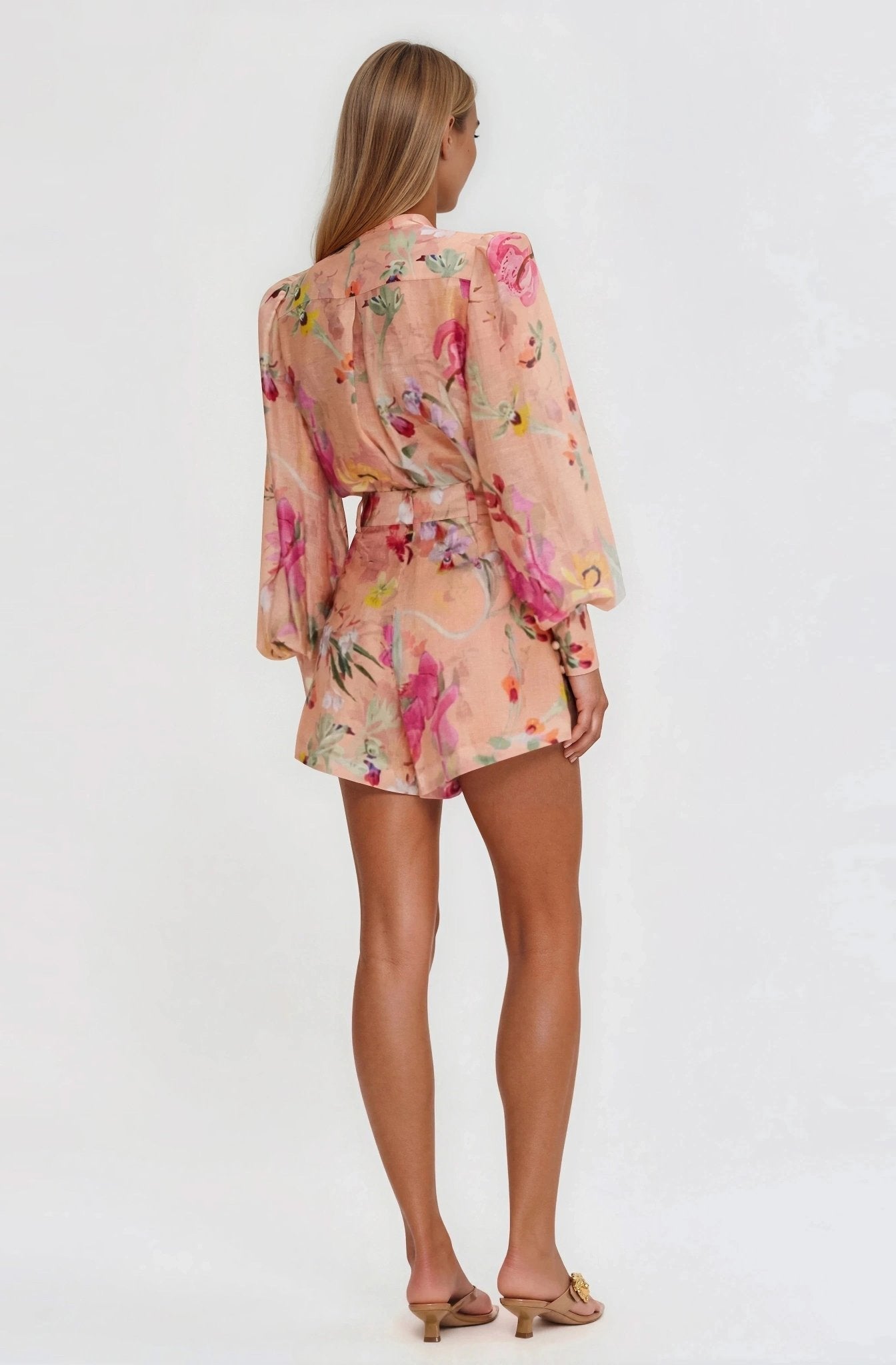 Lily Flower Shirt – Orange