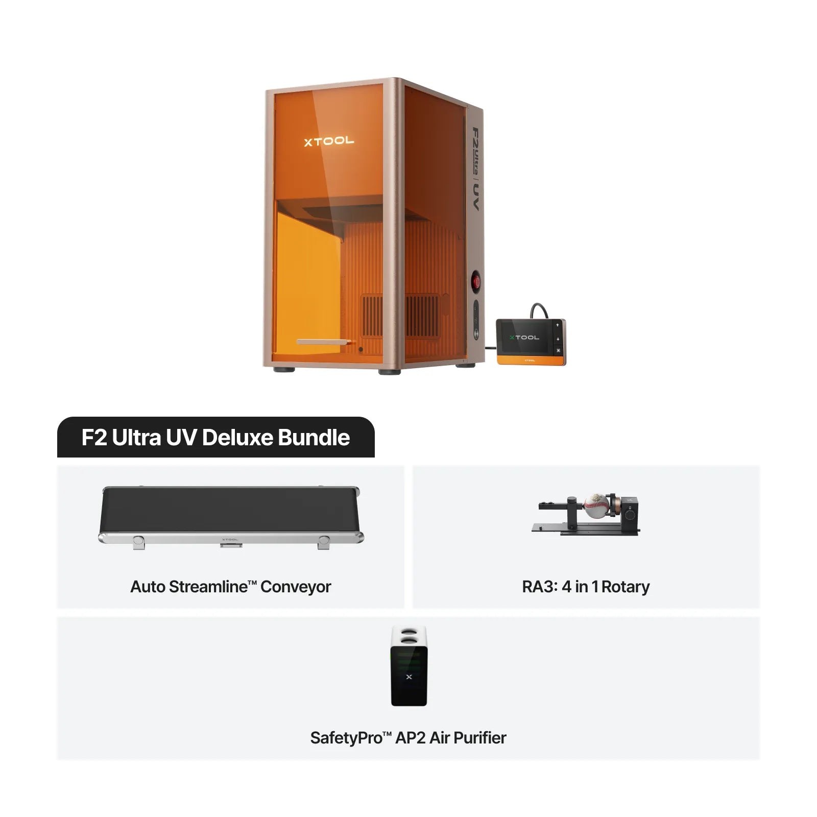 Grabadora láser UV xTool F2 Ultra UV 5W