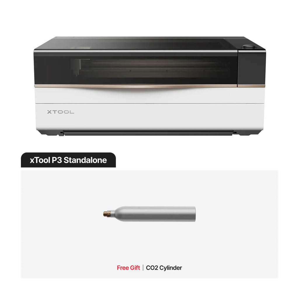 Cortadora láser de CO2 insignia xTool P3 de 80W con automatización inteligente
