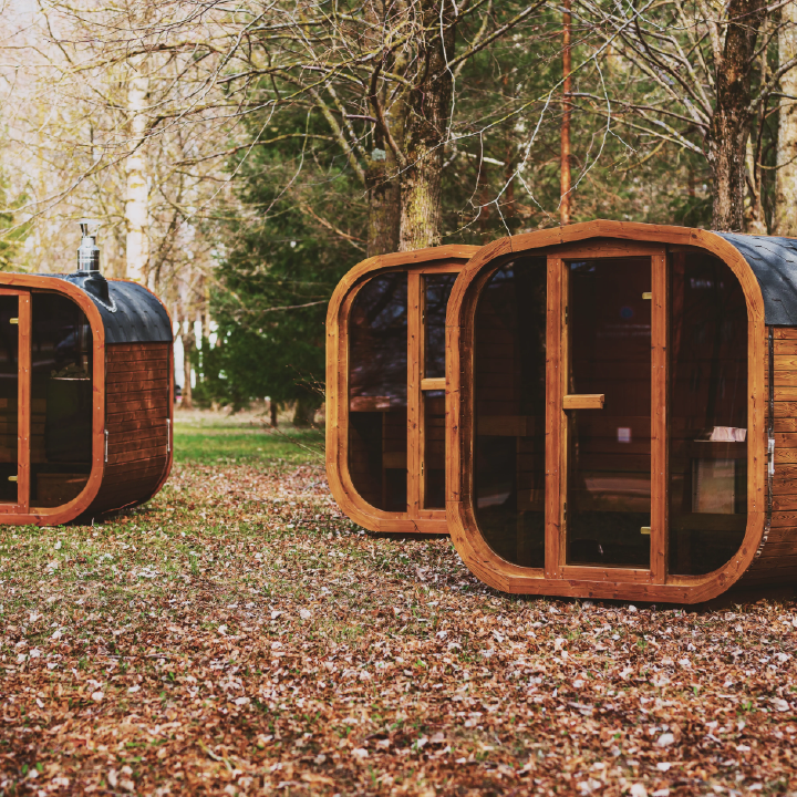 Sauna Exterior Mande MW16 ThermoWood - Experiencia Premium de Relajación al Aire Libre