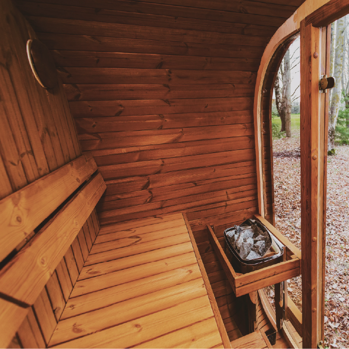 Sauna Exterior Mande MW16 ThermoWood - Experiencia Premium de Relajación al Aire Libre