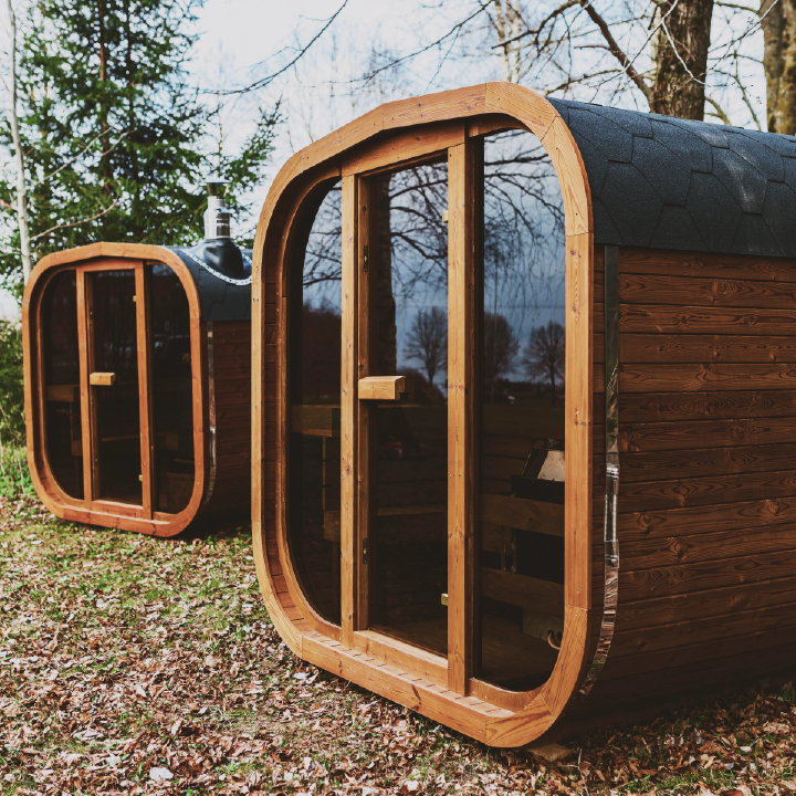 Sauna Exterior Mande MW16 ThermoWood - Experiencia Premium de Relajación al Aire Libre