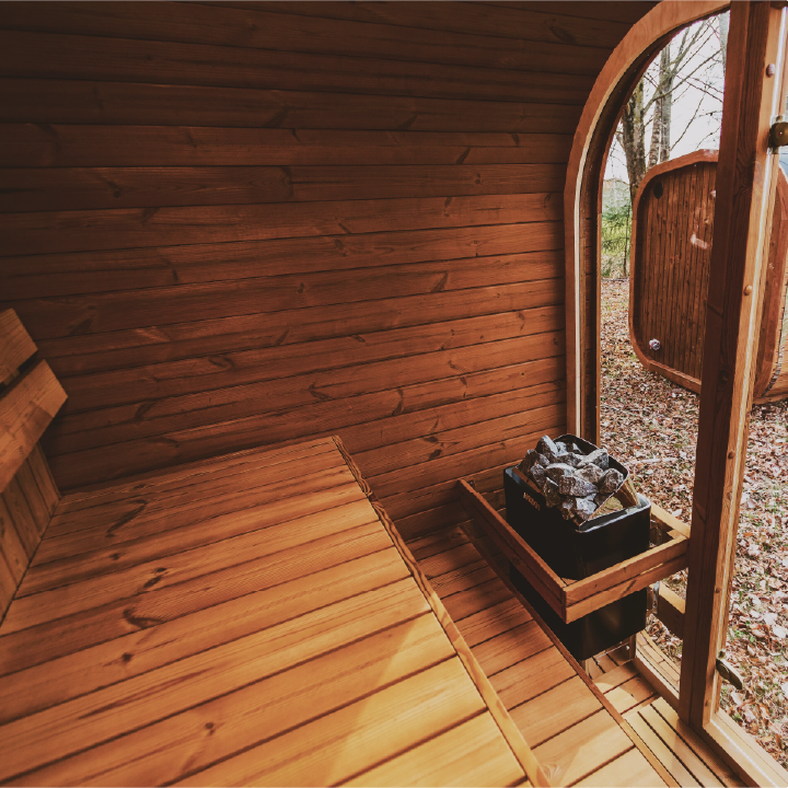 Sauna Exterior Mande MW16 ThermoWood - Experiencia Premium de Relajación al Aire Libre