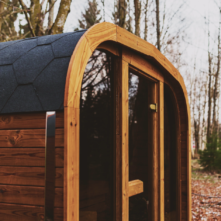 Sauna Exterior Mande MW16 ThermoWood - Experiencia Premium de Relajación al Aire Libre