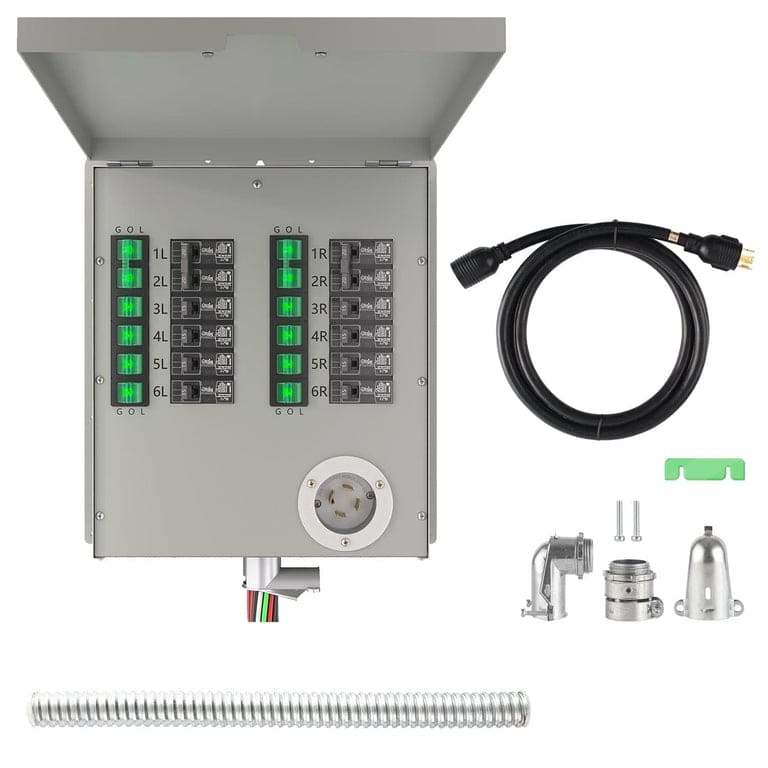 Nature's Generator Lithium 6000 y el interruptor de transferencia