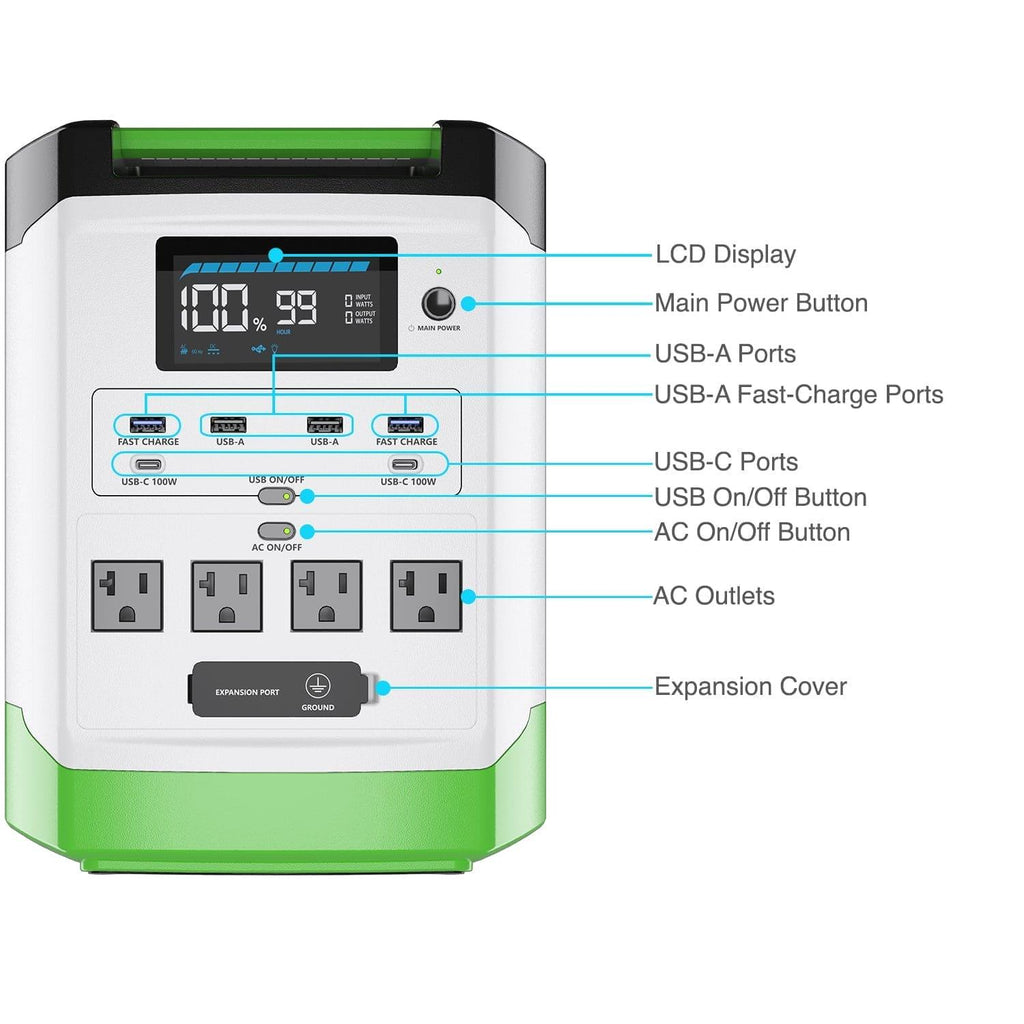 Generador solar de litio de alta capacidad 1800