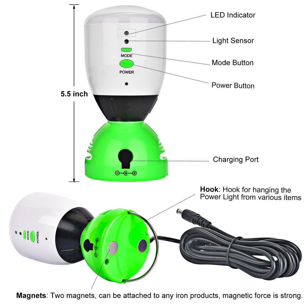 Nature's Generator Power Light de 400 lúmenes (paquete de 4)