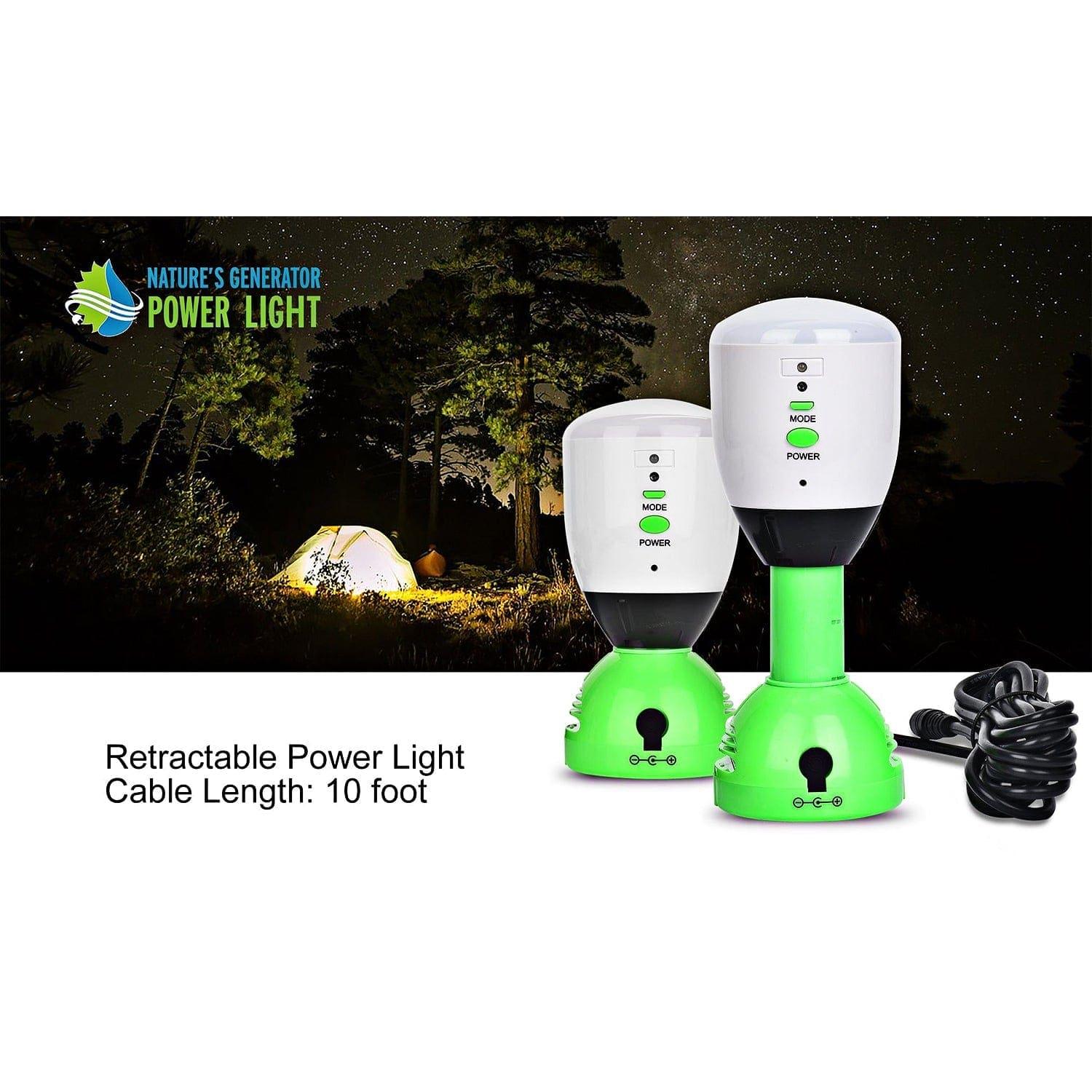 Nature's Generator Power Light de 400 lúmenes (paquete de 4)