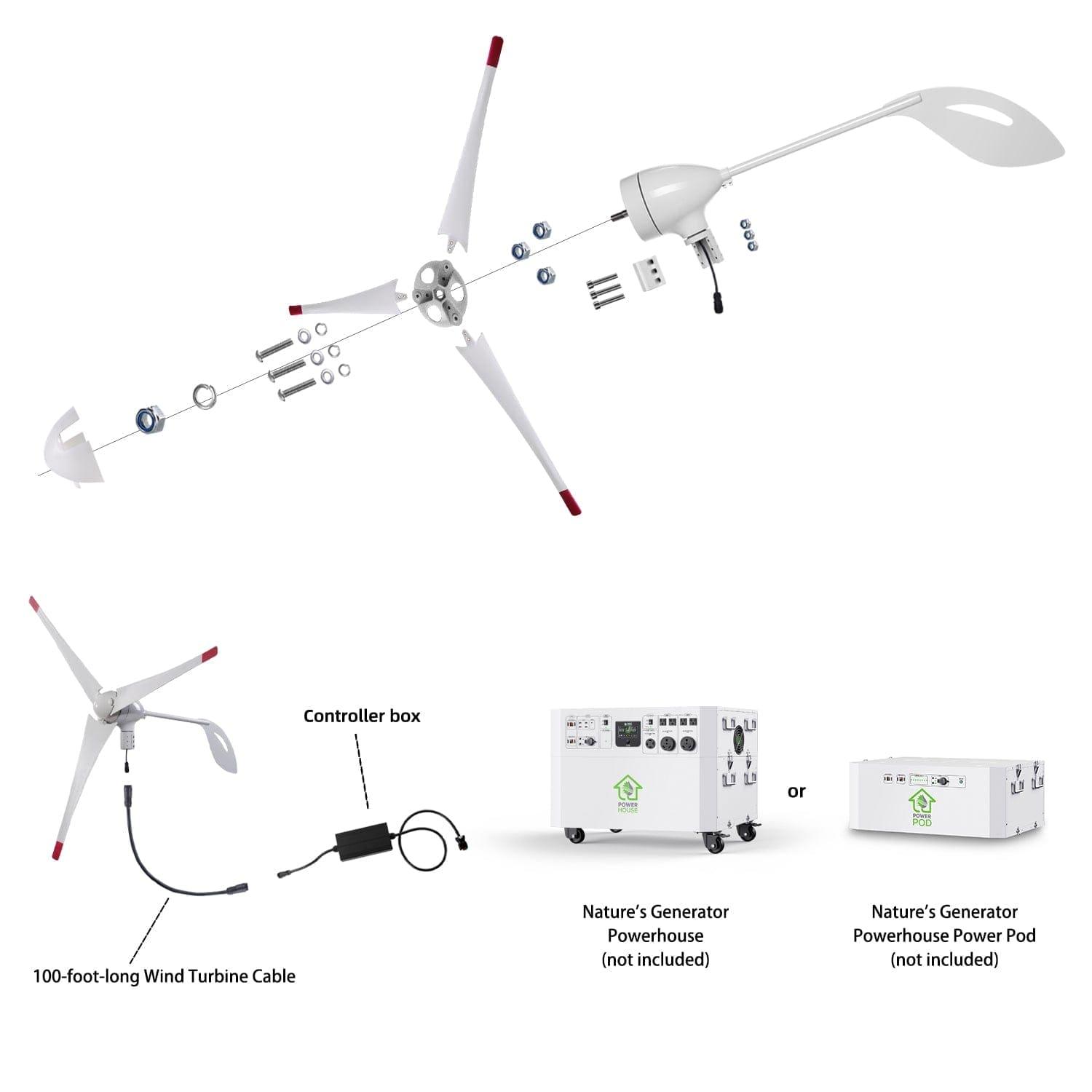 Generador solar y eólico Powerhouse V2