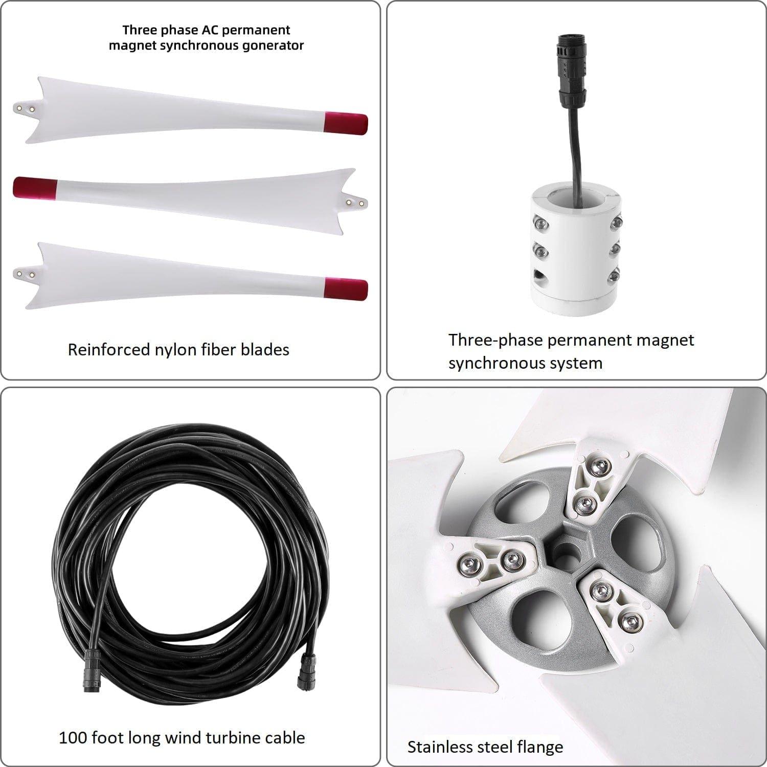 Nature's Generator 350W Wind Turbine
