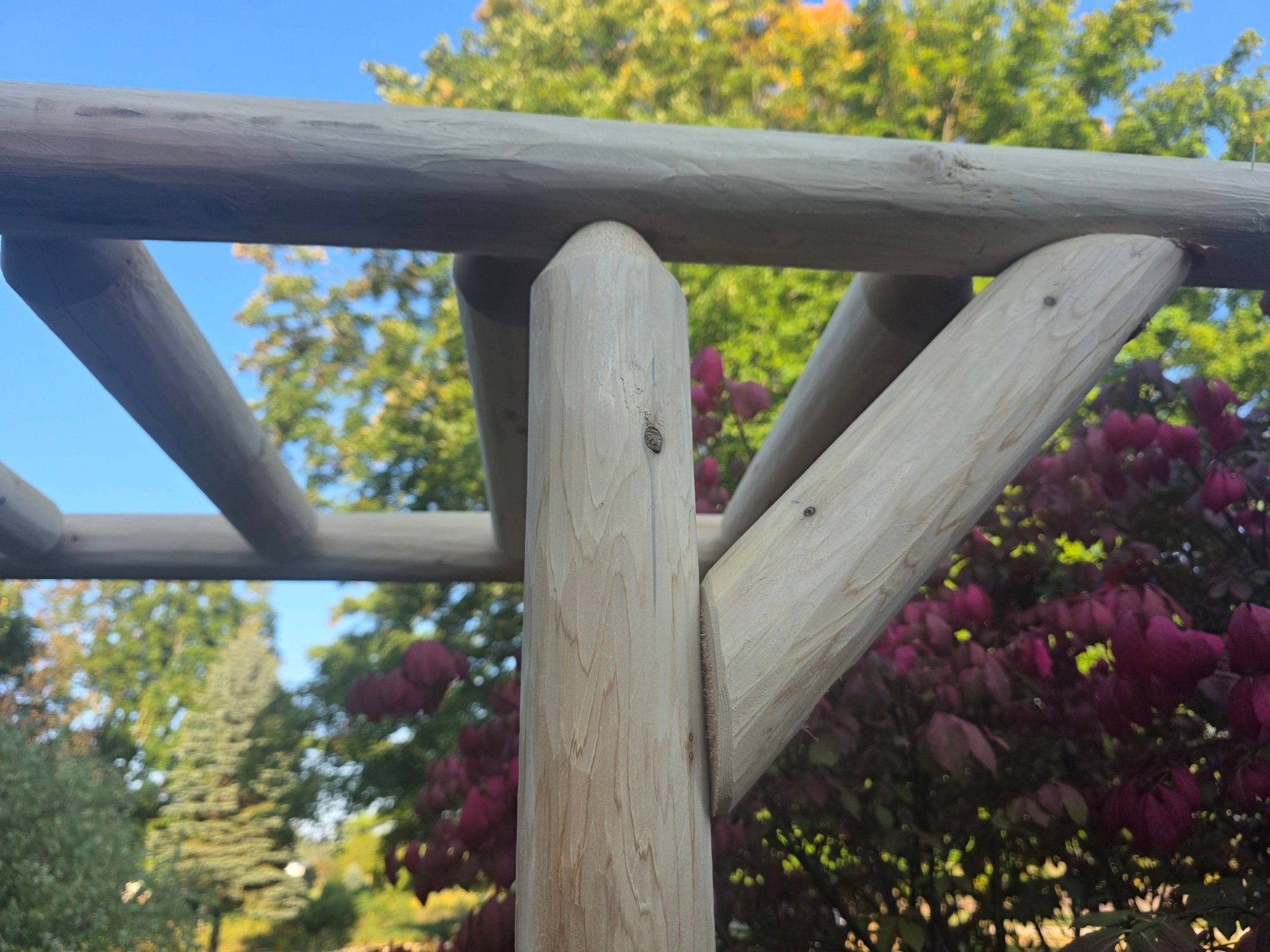 Cenador de madera para exteriores