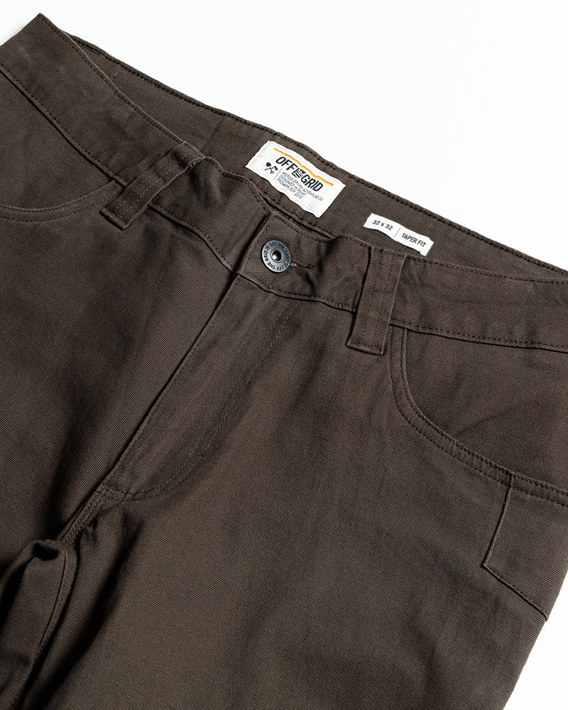 Pantalones Trailblazer Corte Entallado - MARRÓN OSCURO