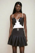Taffeta Bloom Top - Off White