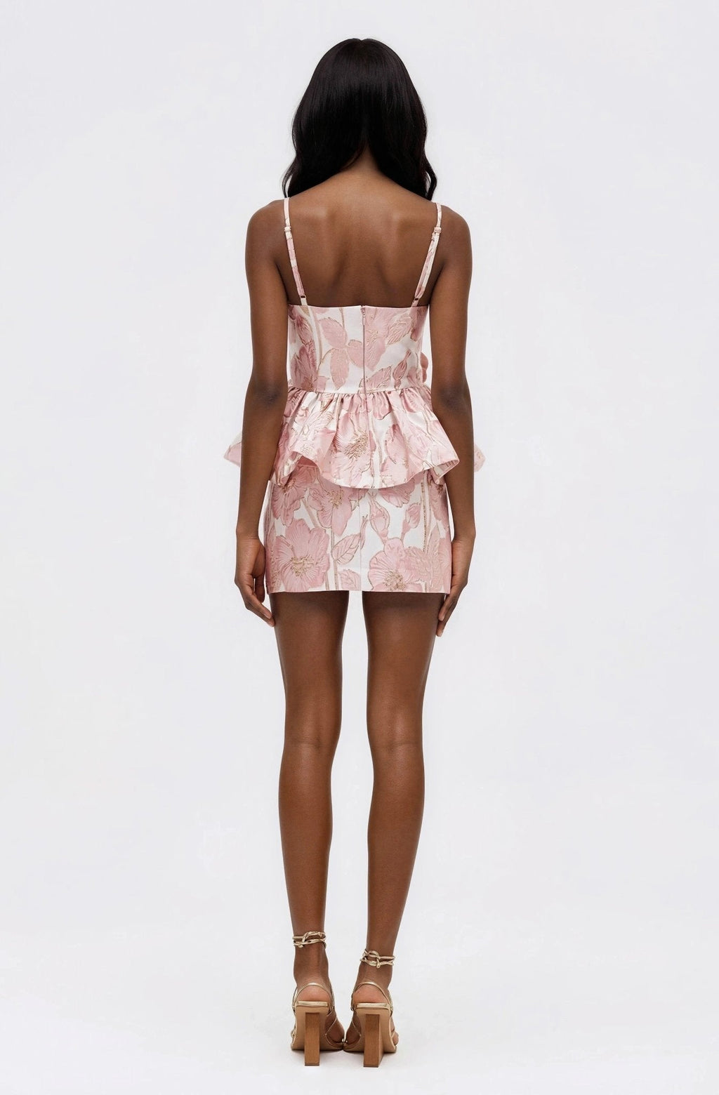 Falda Jacquard Petal – Rosa