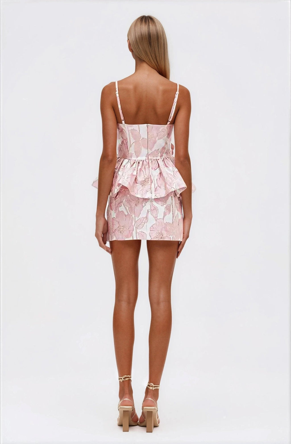 Petal Jacquard Top – Pink