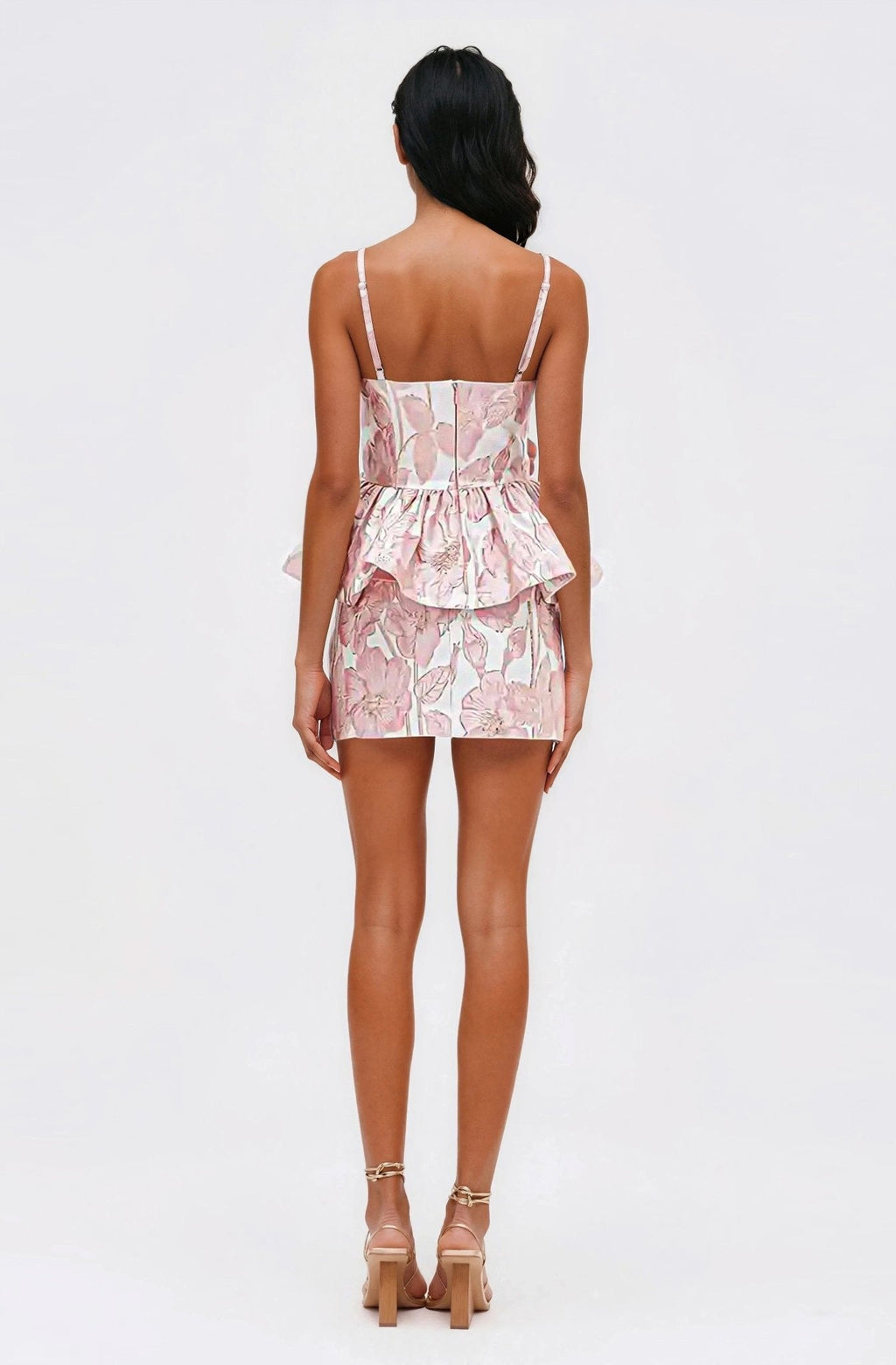 Petal Jacquard Top – Pink