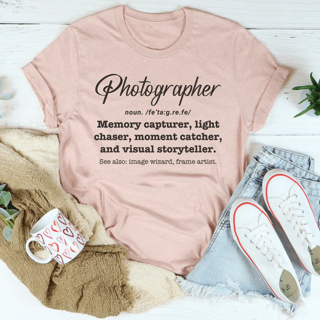 Photographer Memory Capturer Tee