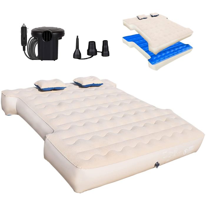 Colchón Hinchable Beige para Caja de Camioneta de 5.5-5.8 pies