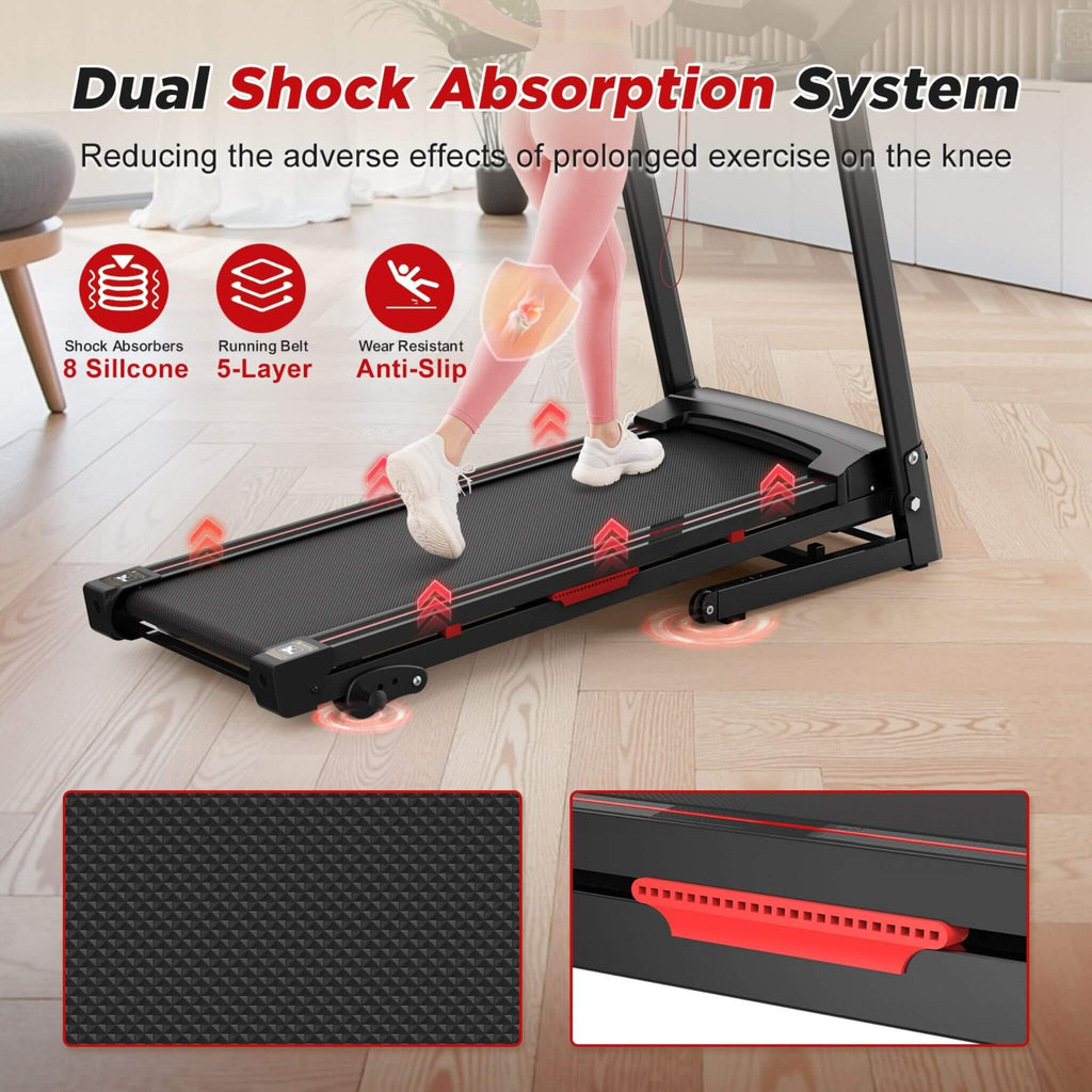 Cinta de correr plegable Rovix Portable de 3.5HP con inclinación y 12 programas preestablecidos (SAK29735)