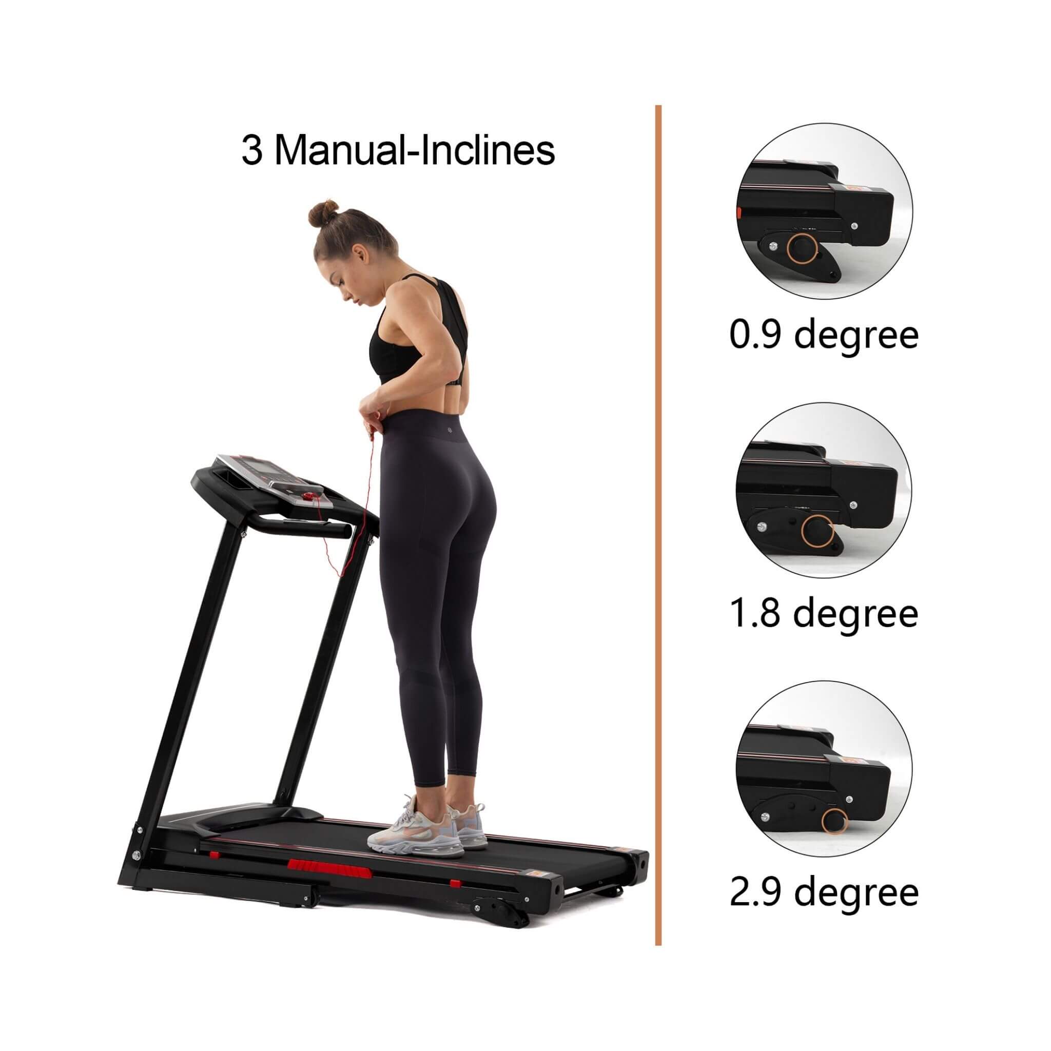 Cinta de correr plegable Rovix Portable de 3.5HP con inclinación y 12 programas preestablecidos (SAK29735)