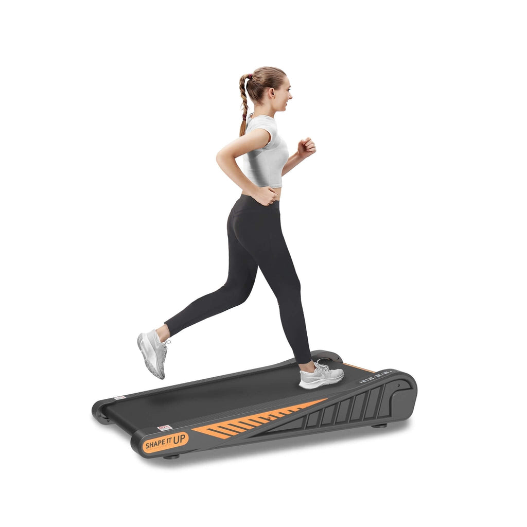 Cinta de Correr Compacta Portátil Rovix de 2HP para Debajo del Escritorio con Llave de Seguridad y Ruedas para Entrenamientos en Casa y Oficina (SAK72810)