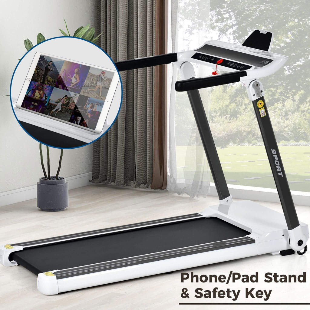 Cinta de Correr de Cardio para Casa, Portátil y Compacta Rovix con Motor Eléctrico de 3.5HP y Altavoces Bluetooth (SAK32416)