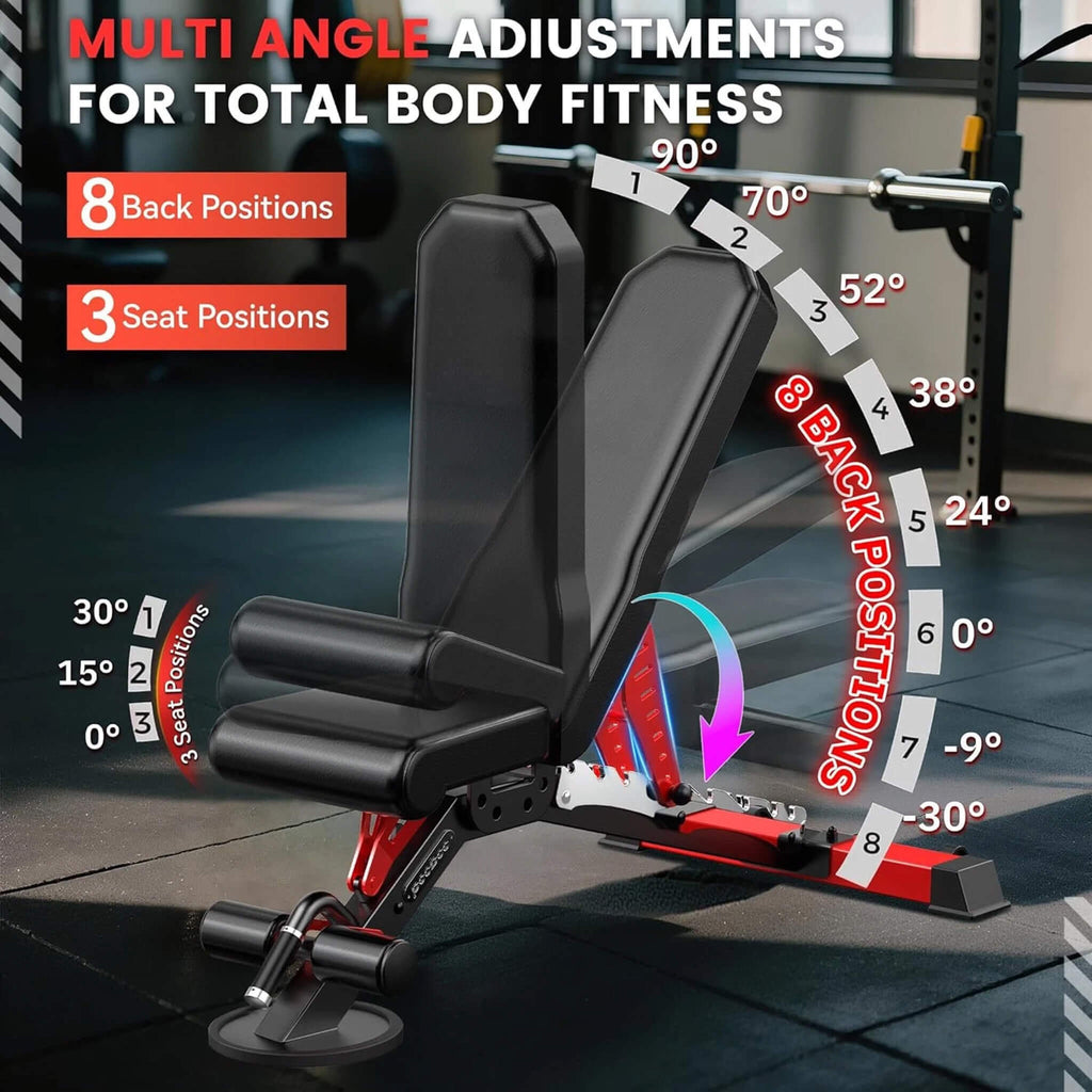 Rovix Premium 2000LBS Estructura de sentadillas todo en uno con máquina Smith (SAK59213)