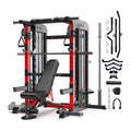 Rovix Premium 2000LBS Estructura de sentadillas todo en uno con máquina Smith (SAK59213)